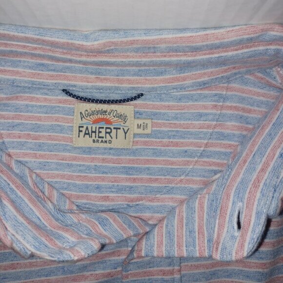 FAHERTY STRIPED LONG SLEEVE MOVEMENT POLO - Picture 2 of 7